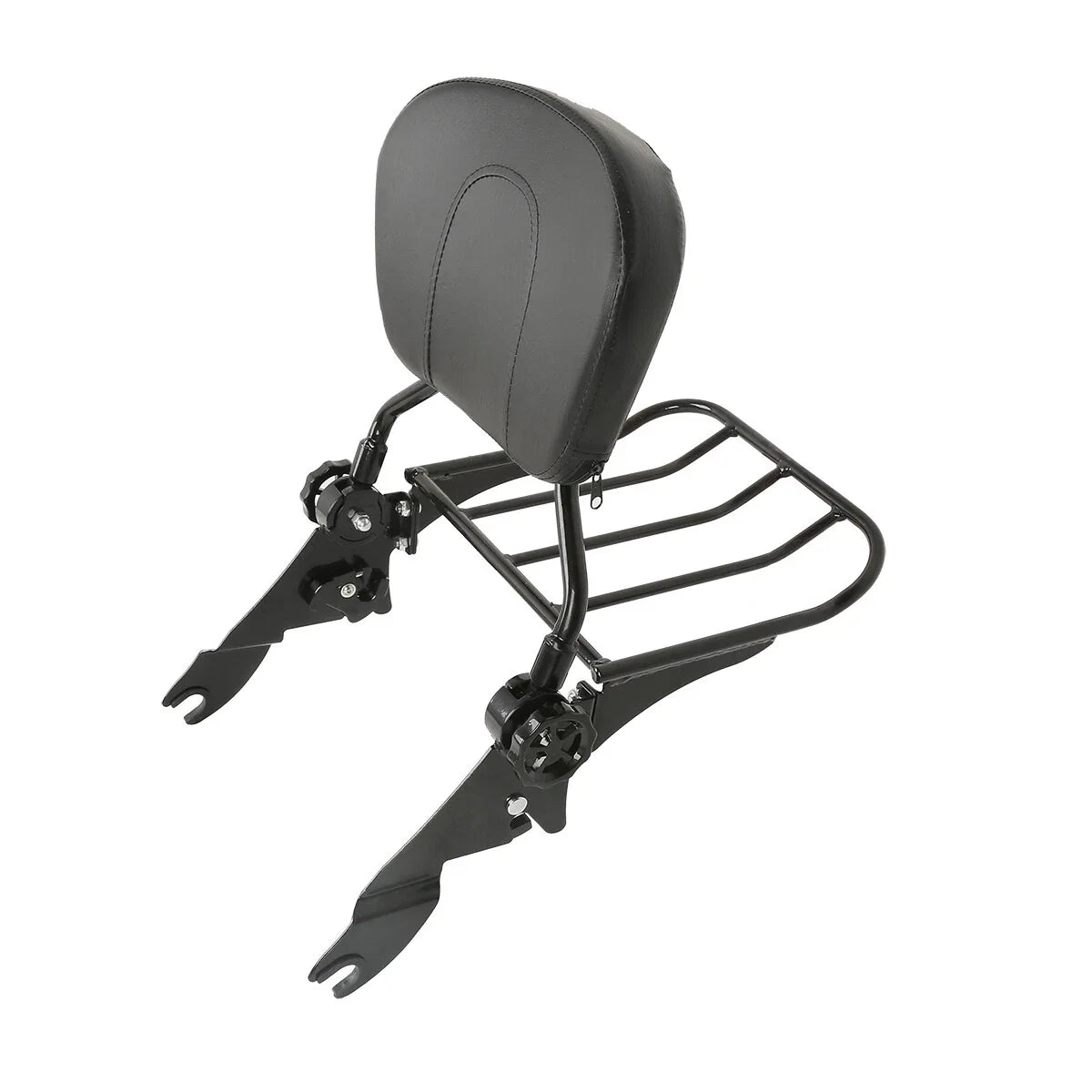 Detachable Backrest Sissy Bar with Luggage Rack for Harley Touring (2009–2025)