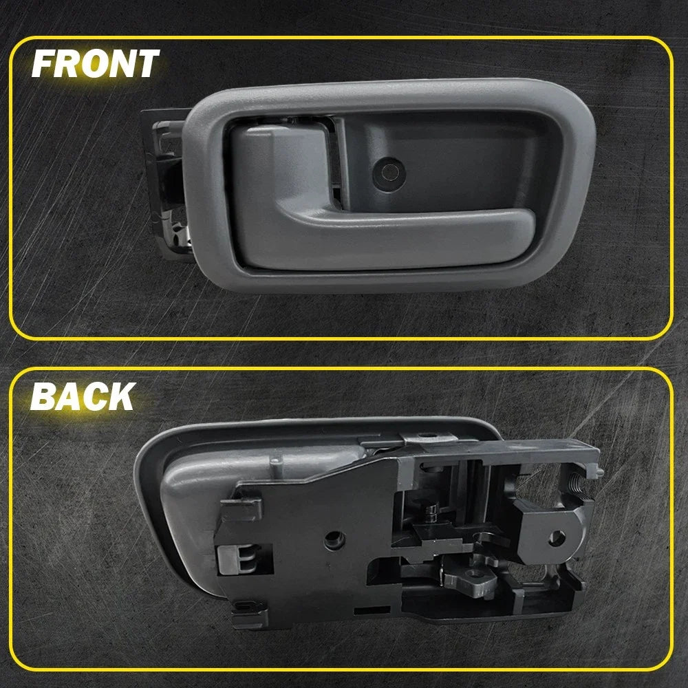 Set of 2 Rear Interior Door Handles for Toyota Tundra (2000–2006) Gray