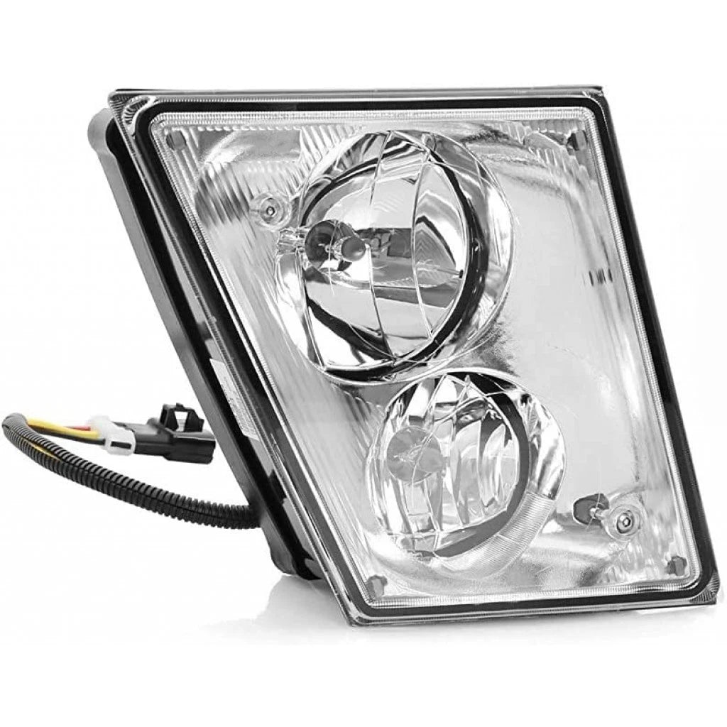 Fog Light for Volvo VN/VNL (2003–2015) - Chrome, Dual Bulbs, CLX-M0-VL002-B010R-US11-CL360A50