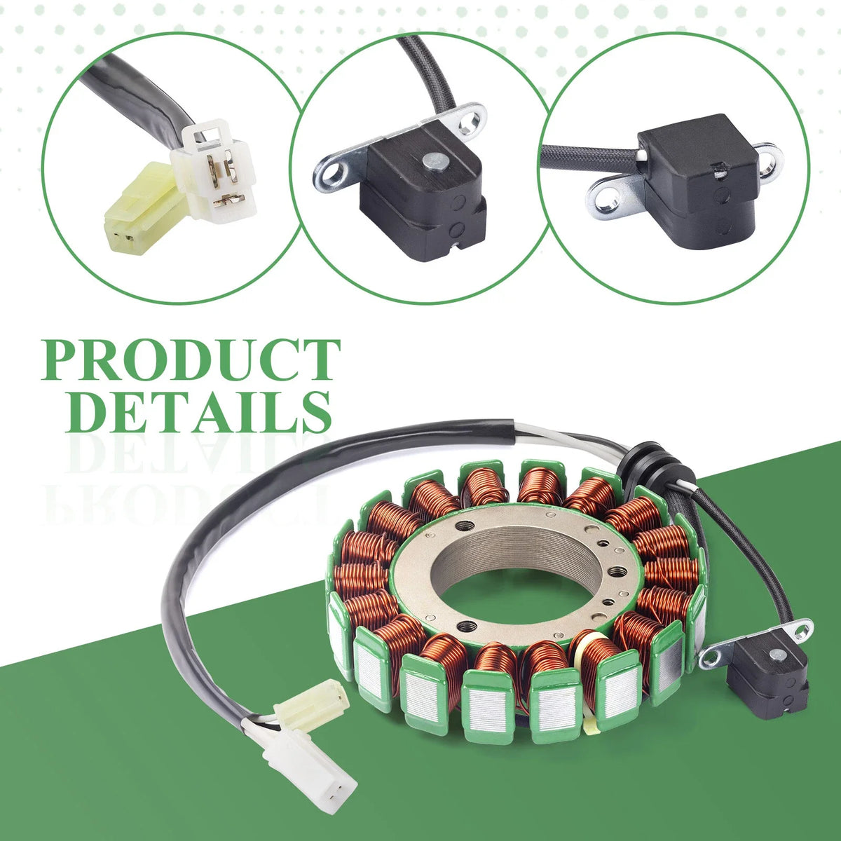 Stator Starter Solenoid Relay & Gasket for Yamaha Vstar 1100 (2004–2009)