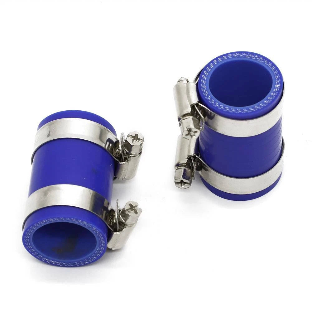 Exhaust Duct Clamps for Yamaha Banshee (1987–2006) Blue