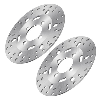 2X Front Brake Disc Rotors for Yamaha Wolverine 350, Kodiak 400, Grizzly 400