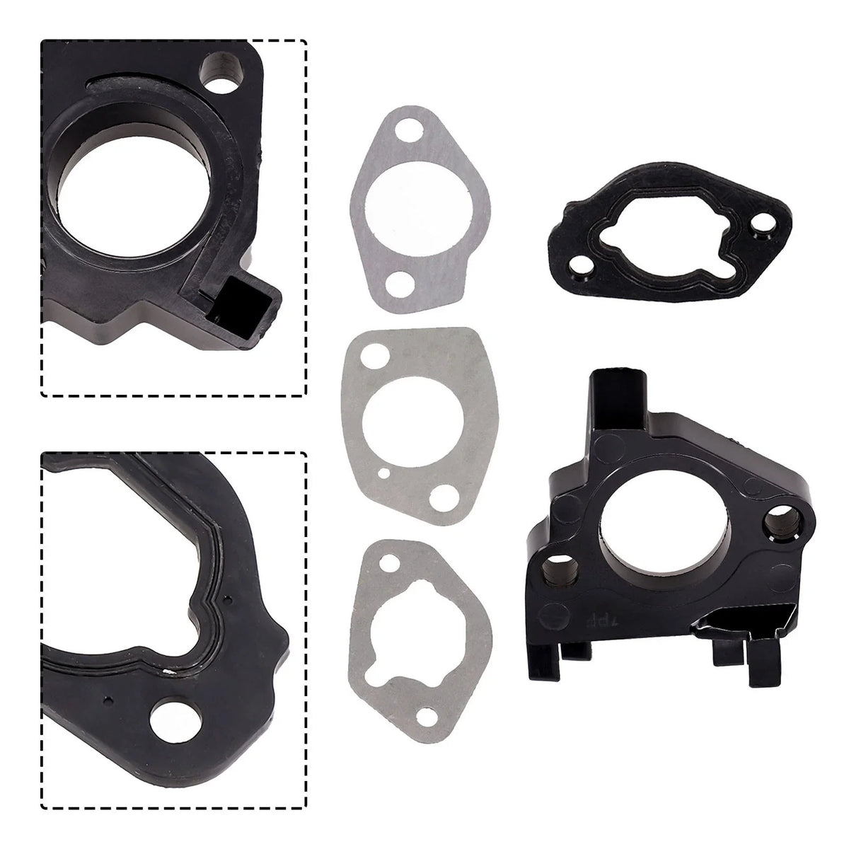 Carburetor Gasket Set with Spacer for GX390 GX340