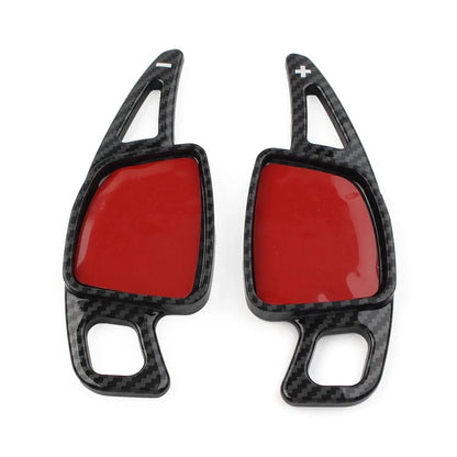 Steering Wheel Paddle Shifter Extensions for Audi A3 A4 A5 A6 A7 S4 S5 (Carbon Black)