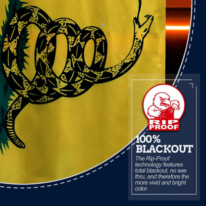 3x5 Don't Tread On Me Flag - RipProof Double Sided Heavy Duty Outdoor