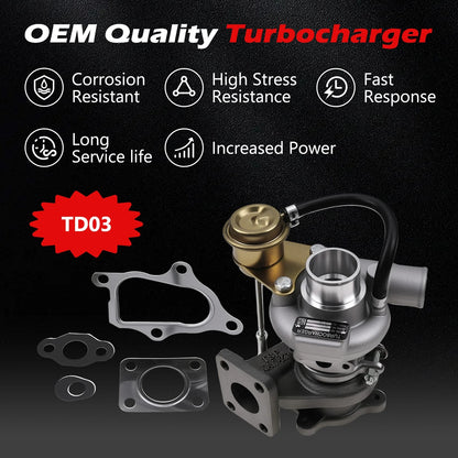 Turbocharger Upgrade for Bobcat S160 S185 (AS317984MM, 49131-02020)