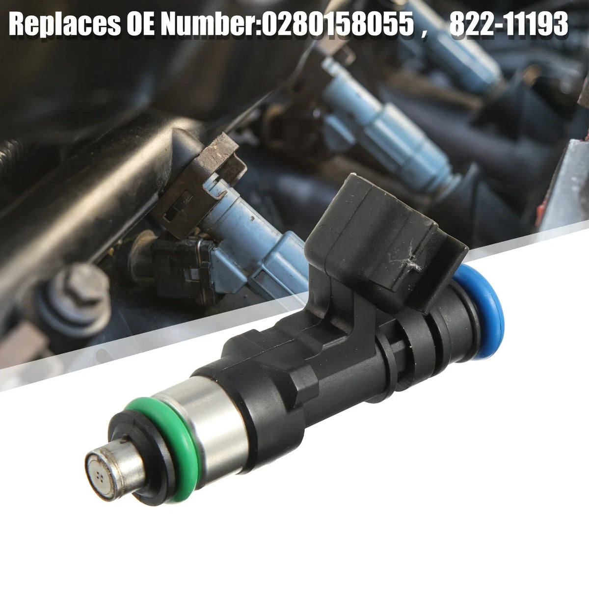 6Pcs Fuel Injector Nozzle 0280158055 for Ford Ranger Explorer (2007–2010)
