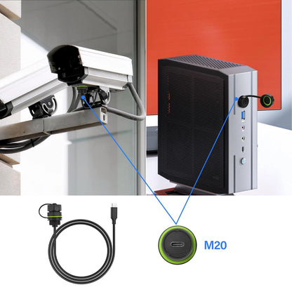USB C to C Waterproof Cable for Automotive Use (IP68)