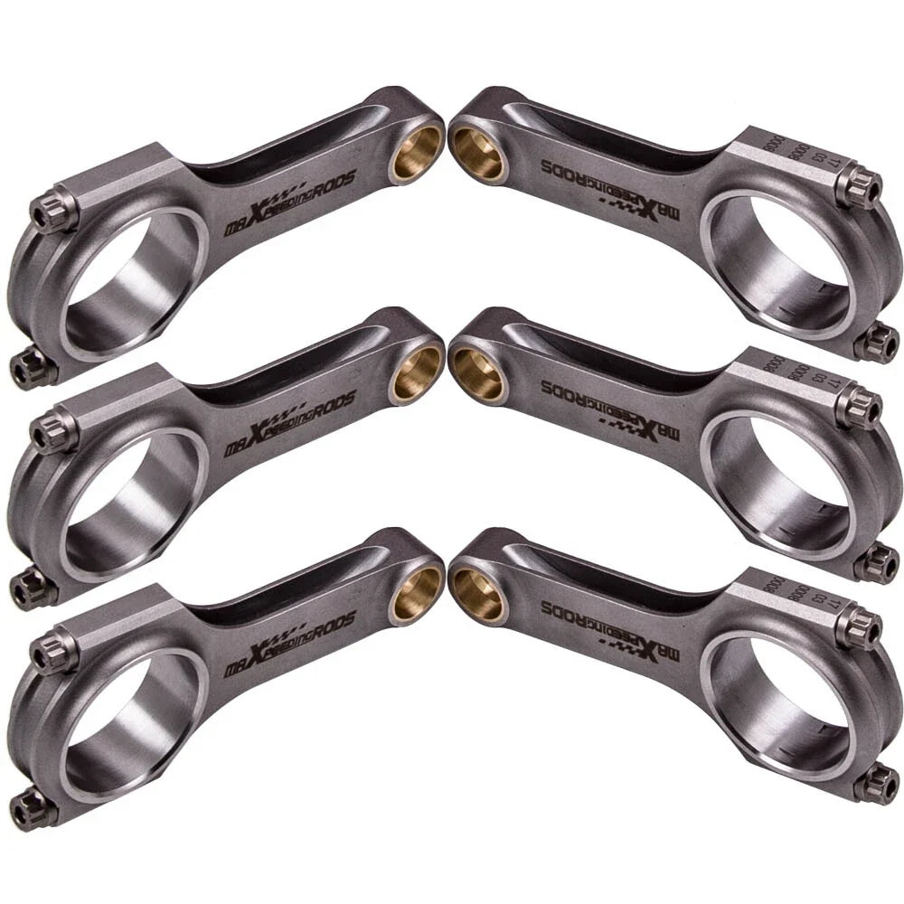 Racing Connecting Rods + ARP2000 Bolts for Audi VW V6 2.6L 2.8L 2.7T (1990–2005)