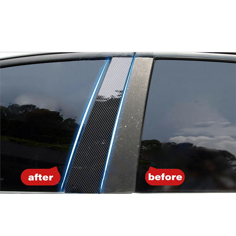 6x Carbon Fiber Pillar Posts for Hyundai i30 GD / Elantra GT (2013–2017)