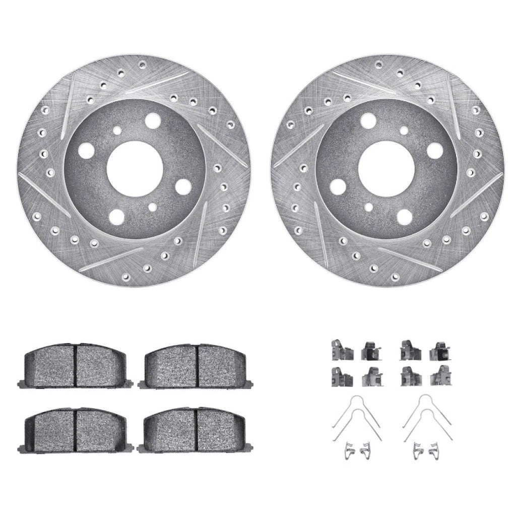 Rotor Set for Toyota Corolla (1990–1992) ALX-PAU-DF-7512-76106-CLA1