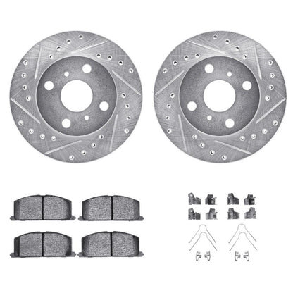 Rotor Set for Toyota Corolla (1990–1992) ALX-PAU-DF-7512-76106-CLA1
