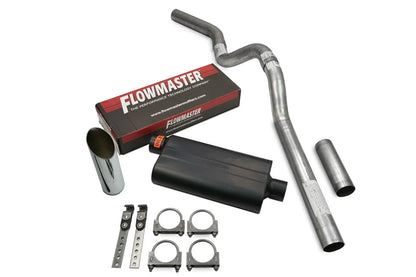3" Single Exhaust Kit for Chevy Tahoe (2007–2014) - Flowmaster 50 Series SW Tip