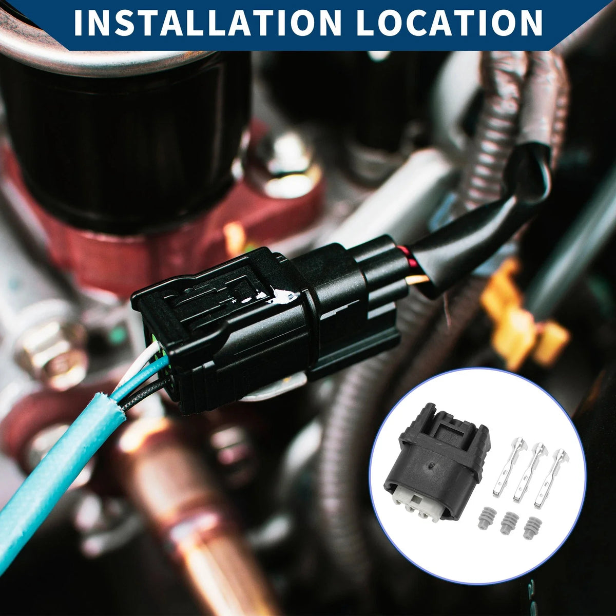 3 Pin Ignition Coil Connector Plug for Honda Acura 