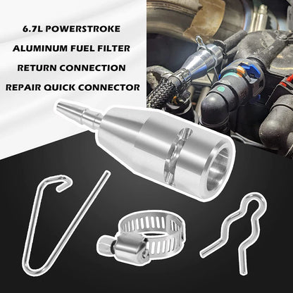 6.7L Powerstroke Fuel Return Line Repair Quick Connector for Ford (2017–2022)