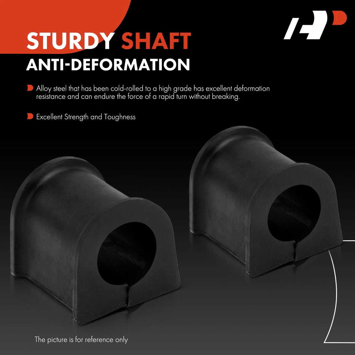 2X Front To Frame Sway Bar Bushing for Hyundai Sonata (2002) Kia Optima (2001–2004) 5501343, 5481339001, BSK60130PR, K90612