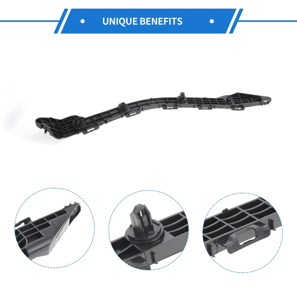 Right Rear Bumper Retainer Bracket No. 5257502110 for Toyota Corolla (2014–2019)