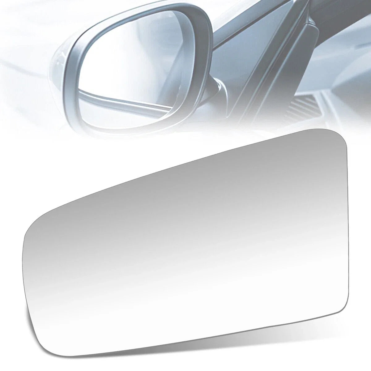 Side Door Mirror Glass Flat Lens for Mazda 323 (1990–1994)