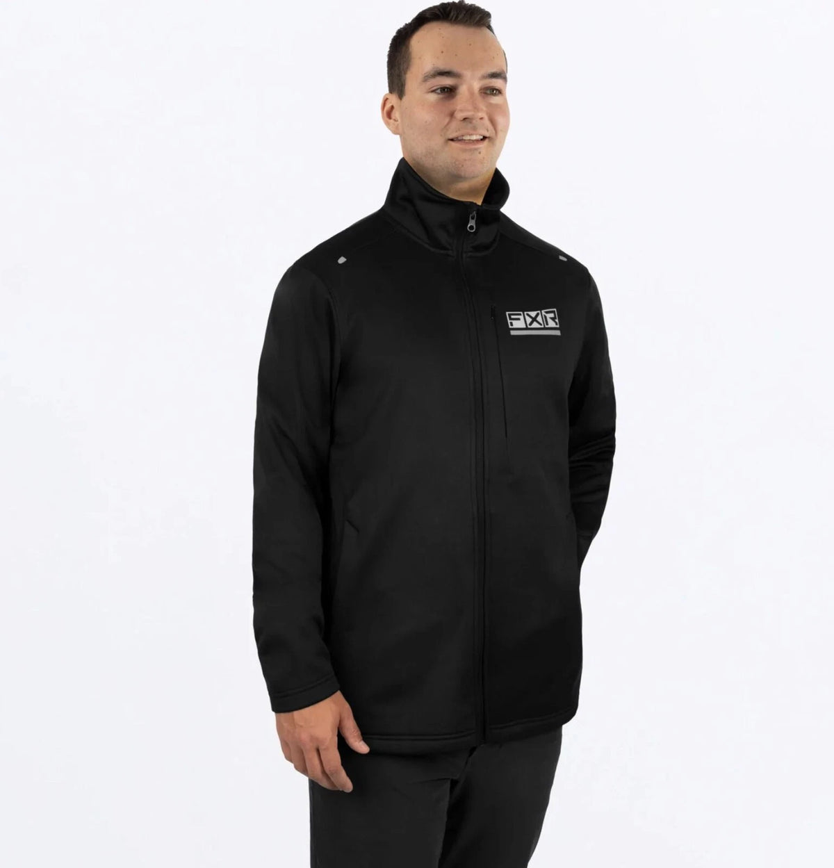 FXR Men's Elevation Tech Zip-Up Black Ops Jacket (L, 2XL, 3XL)