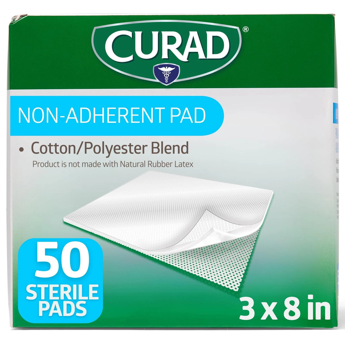 3x8 Non-Adherent Pads for CURAD (Pack of 50)