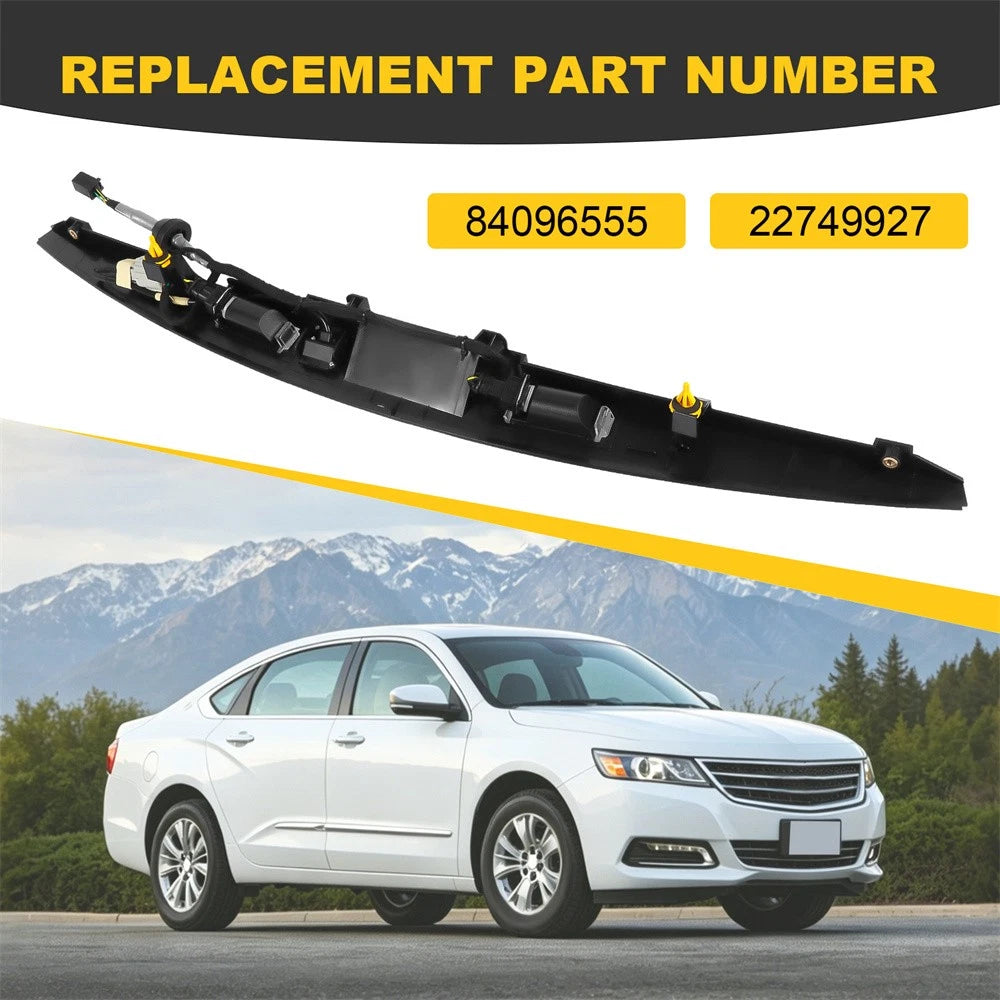 Rear Trunk Lamp Carrier Trim License Frame Light with Camera for Impala (2014–2020) - 22749927, 20977199