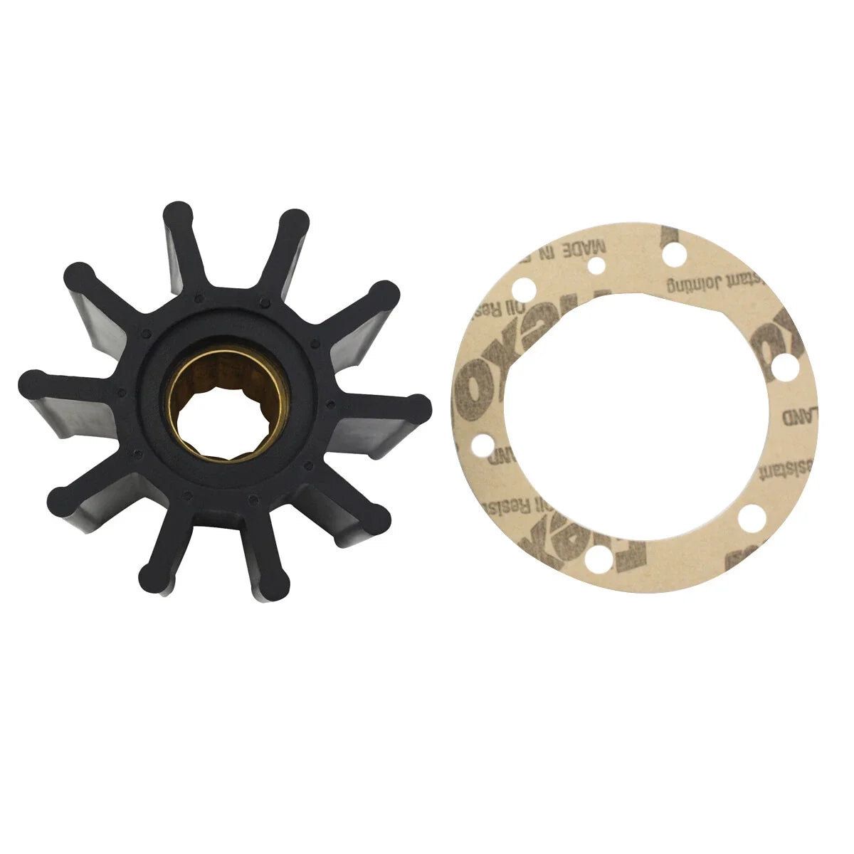 Impeller for Volvo Penta 834794, 876120-7, Jabsco 18777-0001-P (N/A)