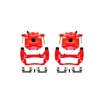 2X Powerstop Brake Calipers Front for Chevy Pontiac Saturn (2003–2010) S4880