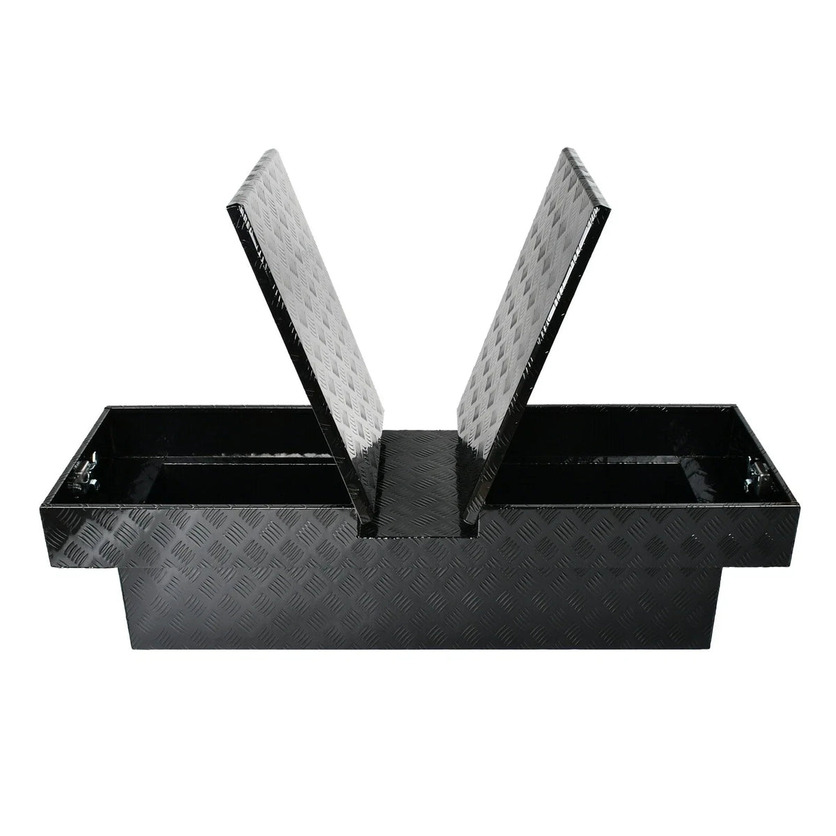 60" Aluminum Double Lid Gull Wing Tool Box for Truck Pickup