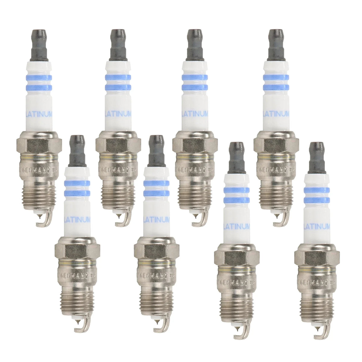 Set of 8 Spark Plugs for Buick Cadillac Chevy GMC Pontiac (Bosch Platinum 6708)
