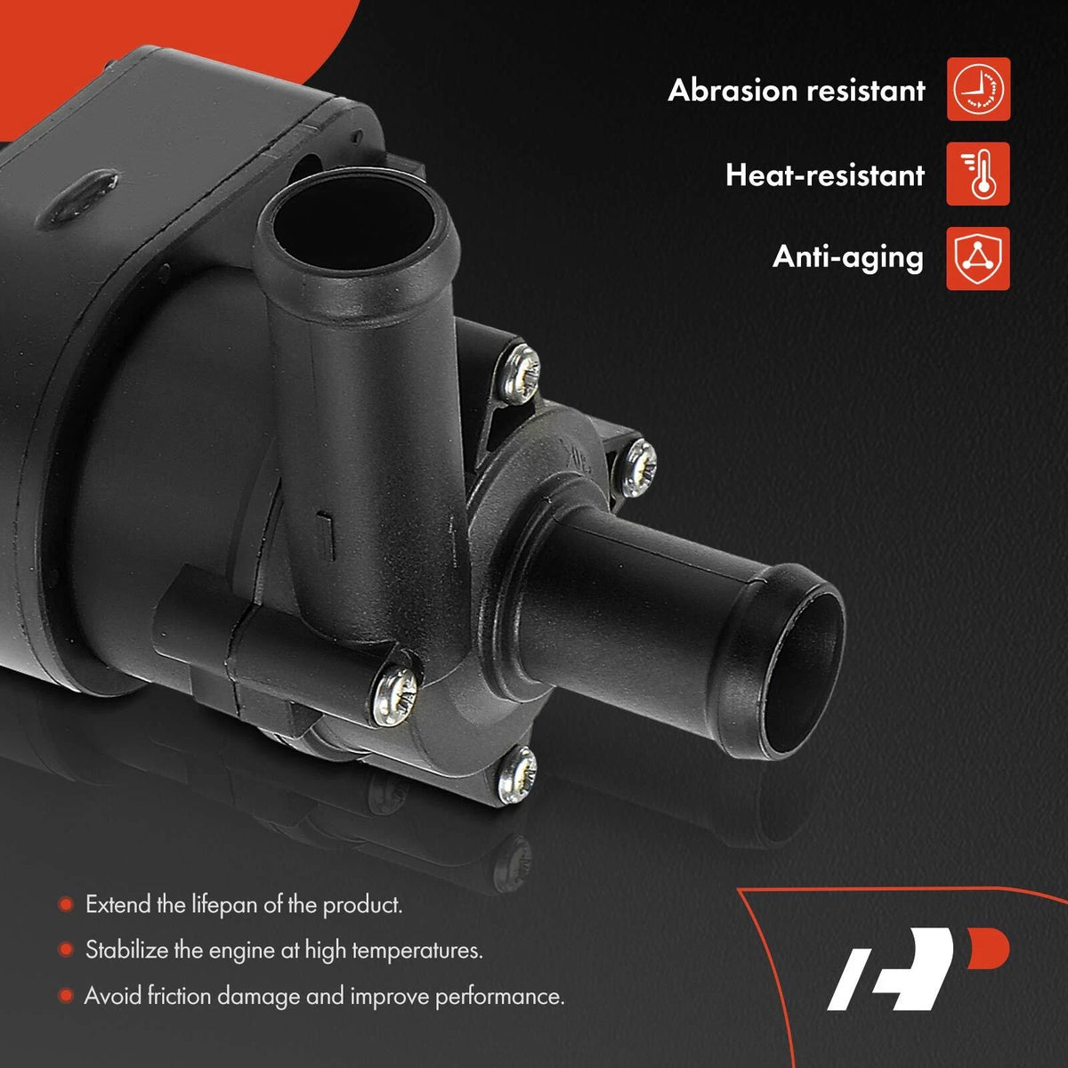 Front Auxiliary Water Pump for Dodge Durango (2004–2007) Chrysler Aspen (2007) 55056340AA, 902063