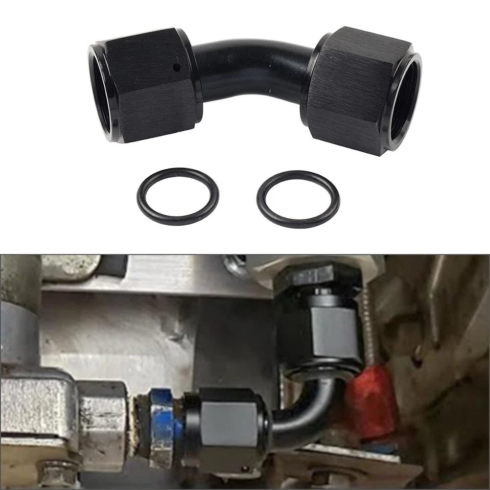 10AN Female to Female 45 Degree Swivel Coupler Union Fitting Adapter