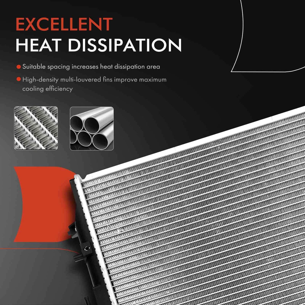 Radiator for Acura MDX (2014–2020), Honda Pilot (2016–2022), Passport, Ridgeline