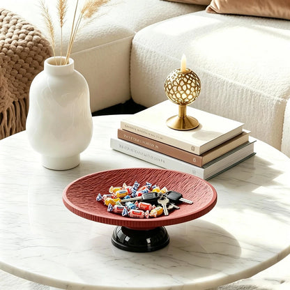 9.8" Large Fruit Bowl with Draining Holes for Kitchen Counter (Modern)