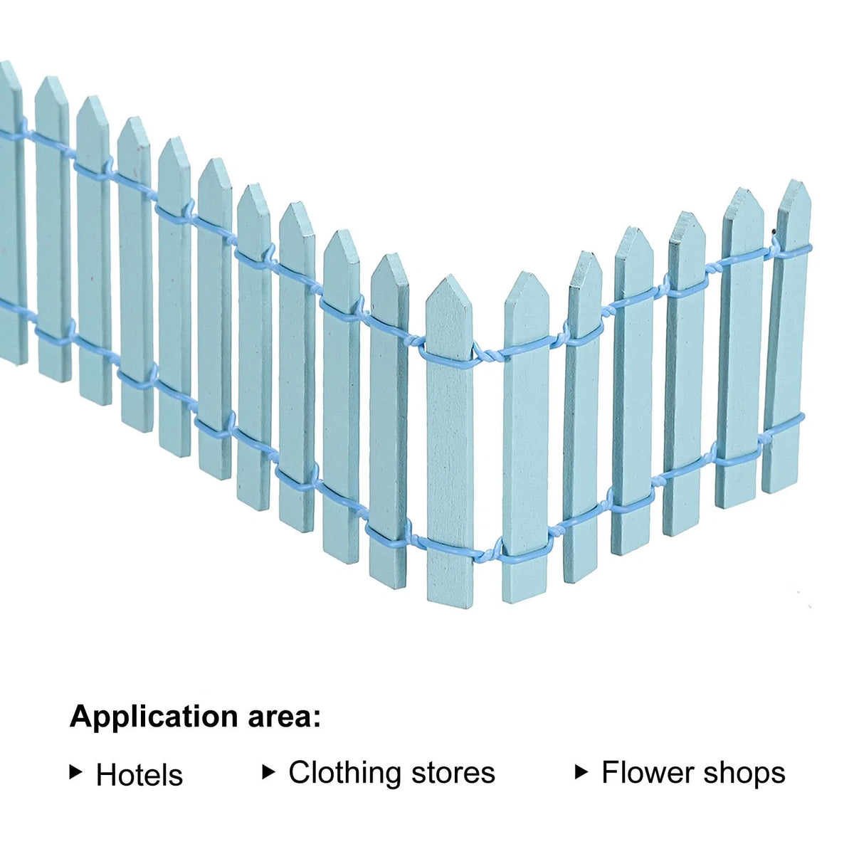 Miniature Garden Fence for Decorative Picket (35 Inch Long)