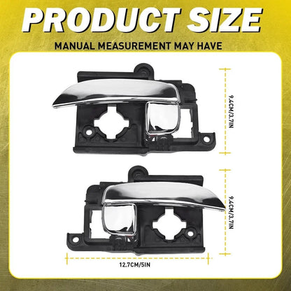 Set of 4 Interior Door Handles for Hyundai Elantra (2007–2010) Chrome