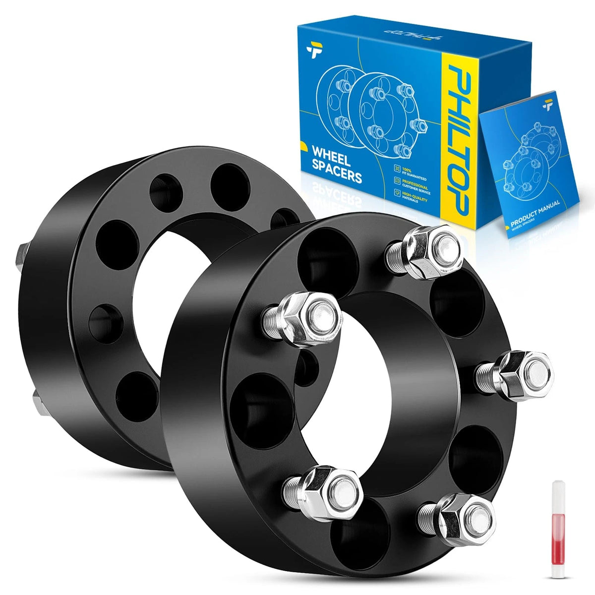 2" Wheel Spacers 5x4.5 for Edge, Explorer, Ranger, Grand Cherokee (2000–2023)