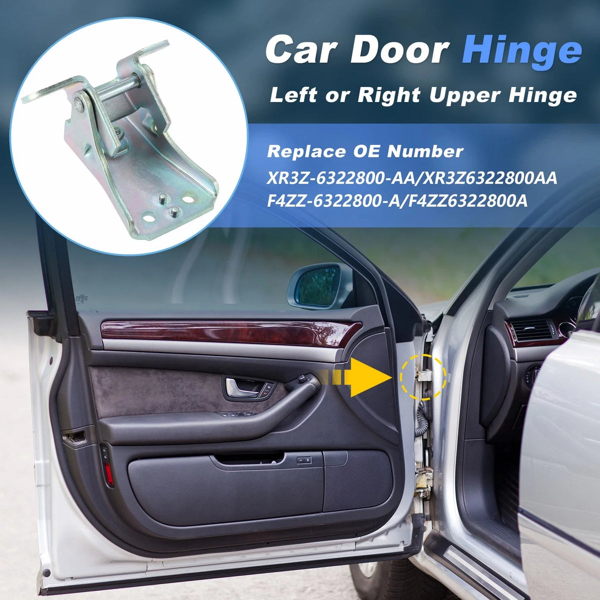 Upper Door Hinge for Ford Mustang (1994–2004) XR3Z-6322800-AA