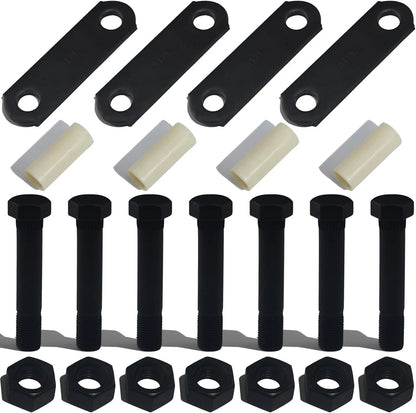 Trailer Axle Shackle Kit for Repairs (Includes 7 Nuts & Bolts)
