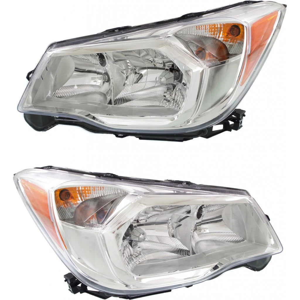Headlight Pair for Subaru Forester (2014–2016) PLX-M0-320-1124L-AS1-CL360A55, SU2502145, SU2503145