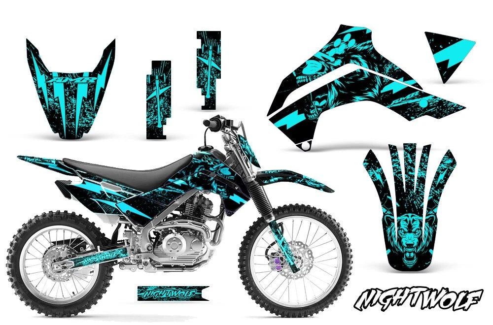 Graphic Stickers + PLT Decals for Kawasaki KLX140 (2008–2019)