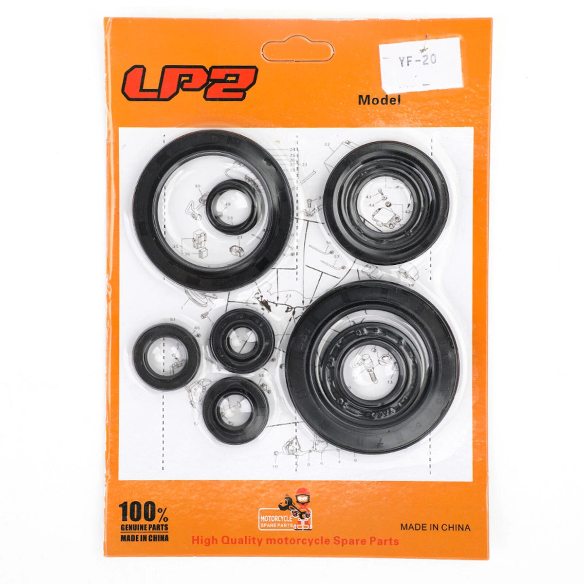 9pcs Engine Oil Seal Kit for Honda CRF450X CRF 450 (2005–2009, 2012–2017) M564-A027