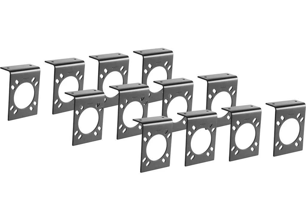 12-Pack Connector Mounting Bracket for 7-Way RV Blade (Curt 57205)