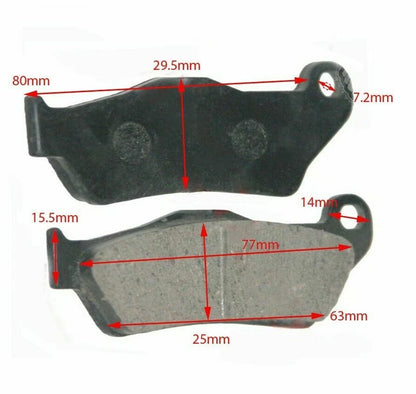 Front Disc Brake Pad Set for Royal Enfield Electra UCE Classic 350 EFI 500