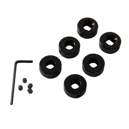 Aluminum Car Window Door Winder Cranks Black for Universal (AU Ship)