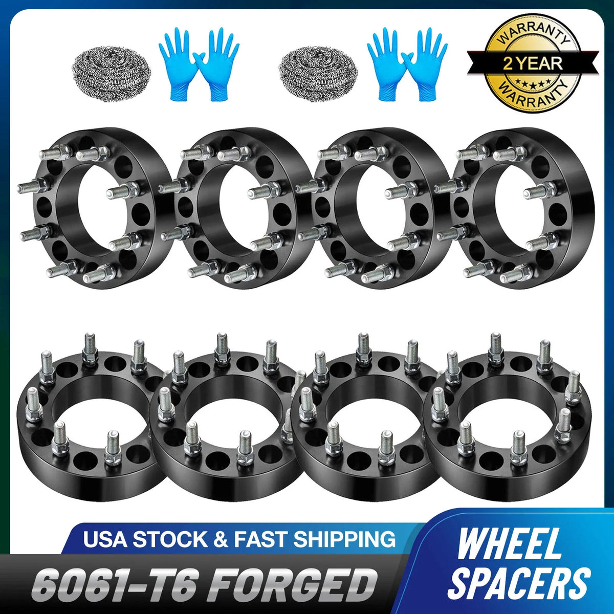 2" Wheel Spacers for Ford F-250 F-350 Super Duty Excursion (8x170) (2017–2024)