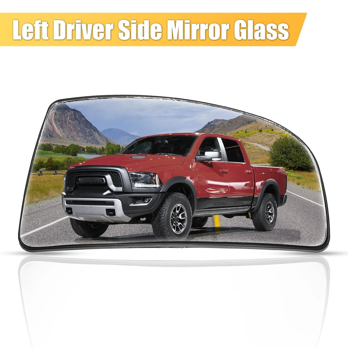 Driver Left Side Mirror Glass for Ford Transit 150 (2015–2023)