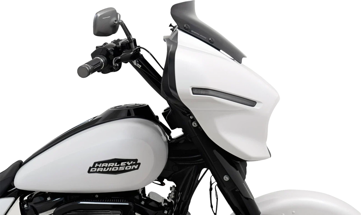 3" Spoiler Windshield for Harley FLHX (MEM88710) - Dark Black Smoke