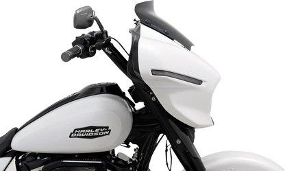 3" Spoiler Windshield for Harley FLHX (MEM88710) - Dark Black Smoke