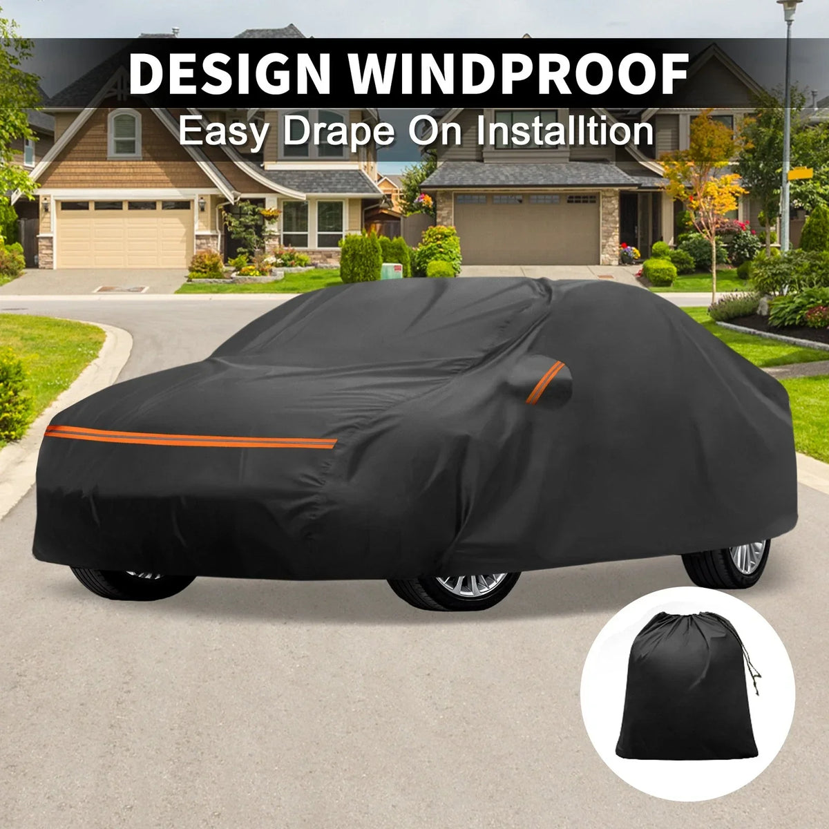 Waterproof PEVA Car Cover for Mercedes-Benz E-Klasse 2016-2023 with Zipper