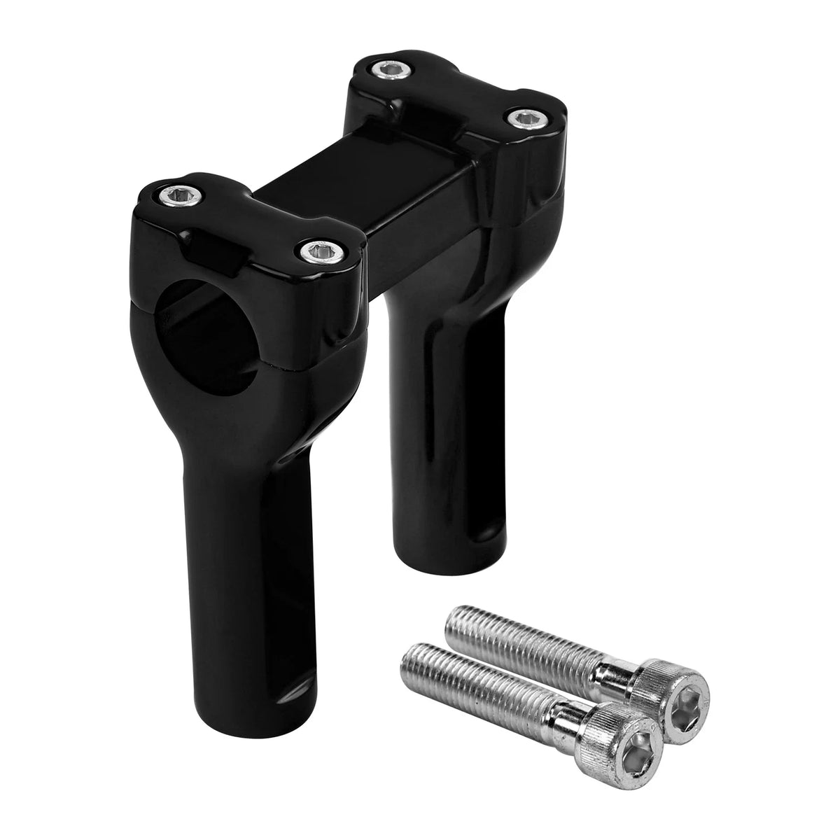 4" Handlebar Bar Risers for Harley Dyna Softail Fatboy Deluxe (Fits 1 1/4")
